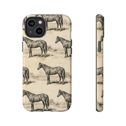 Vintage Horses Tough Case
