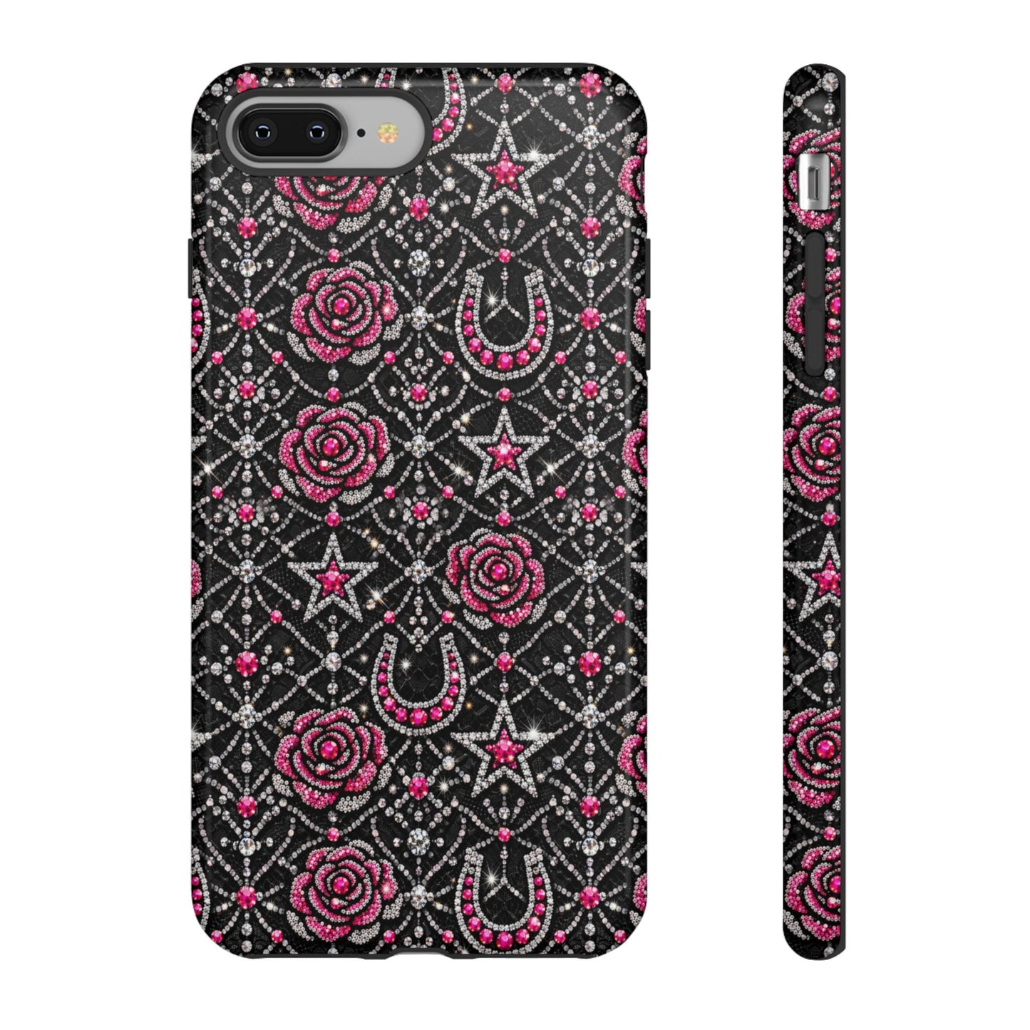 Rhinestone Rose Tough Case