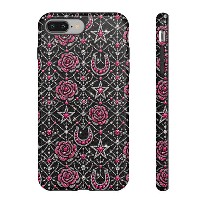 Rhinestone Rose Tough Case