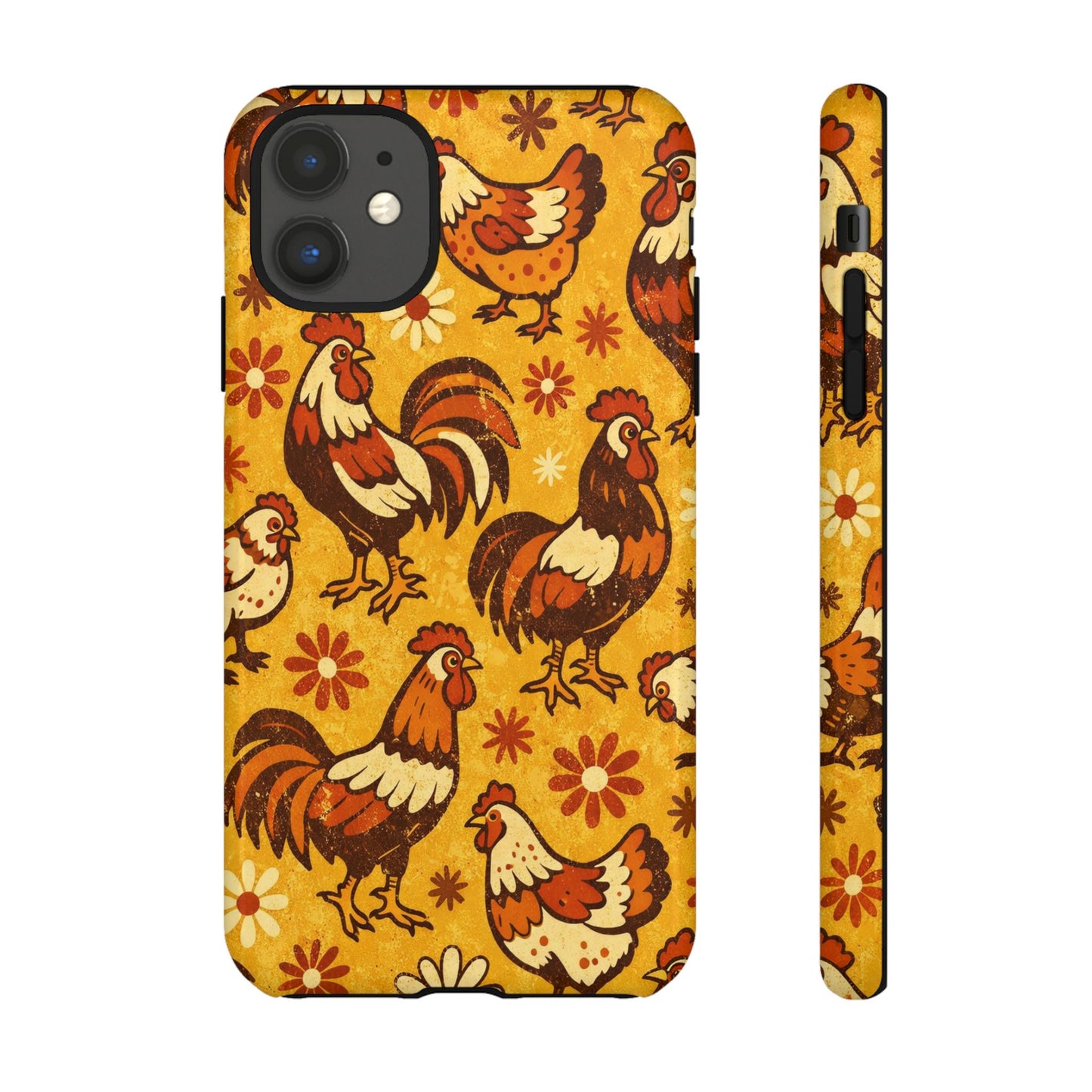 Retro Chickens Tough Case