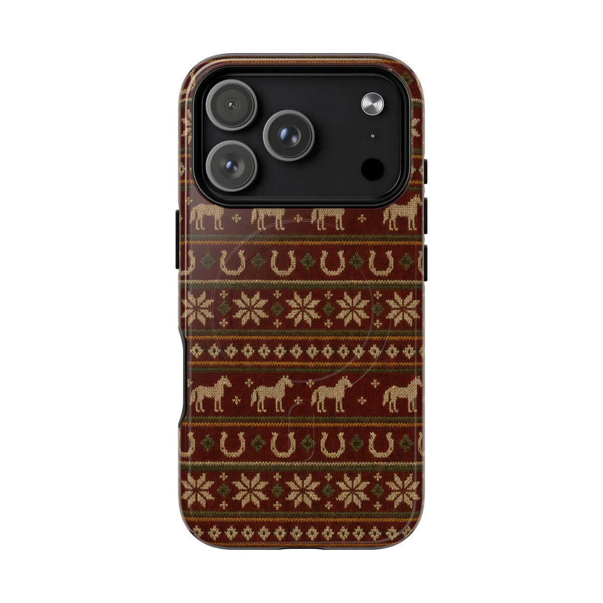 Fair Isle Horses Magnetic Case