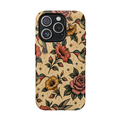 Hummingbird Rose Magnetic Case