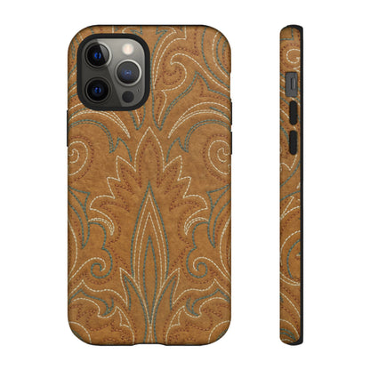 Boot Stitch Tan Tough Case