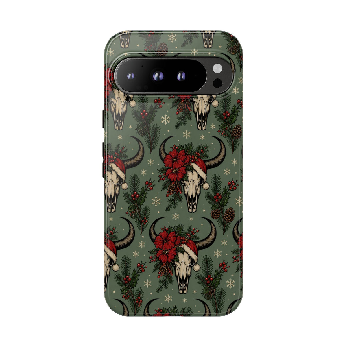 Santa Bull Skulls Tough Case