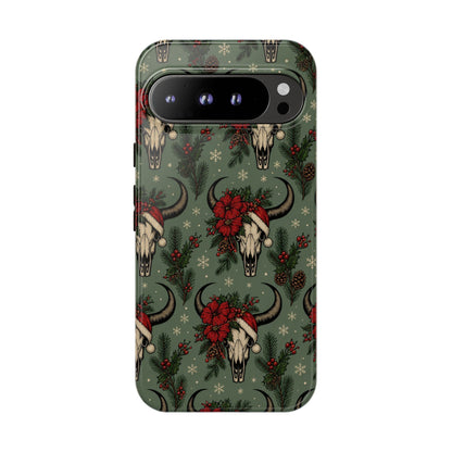 Santa Bull Skulls Tough Case