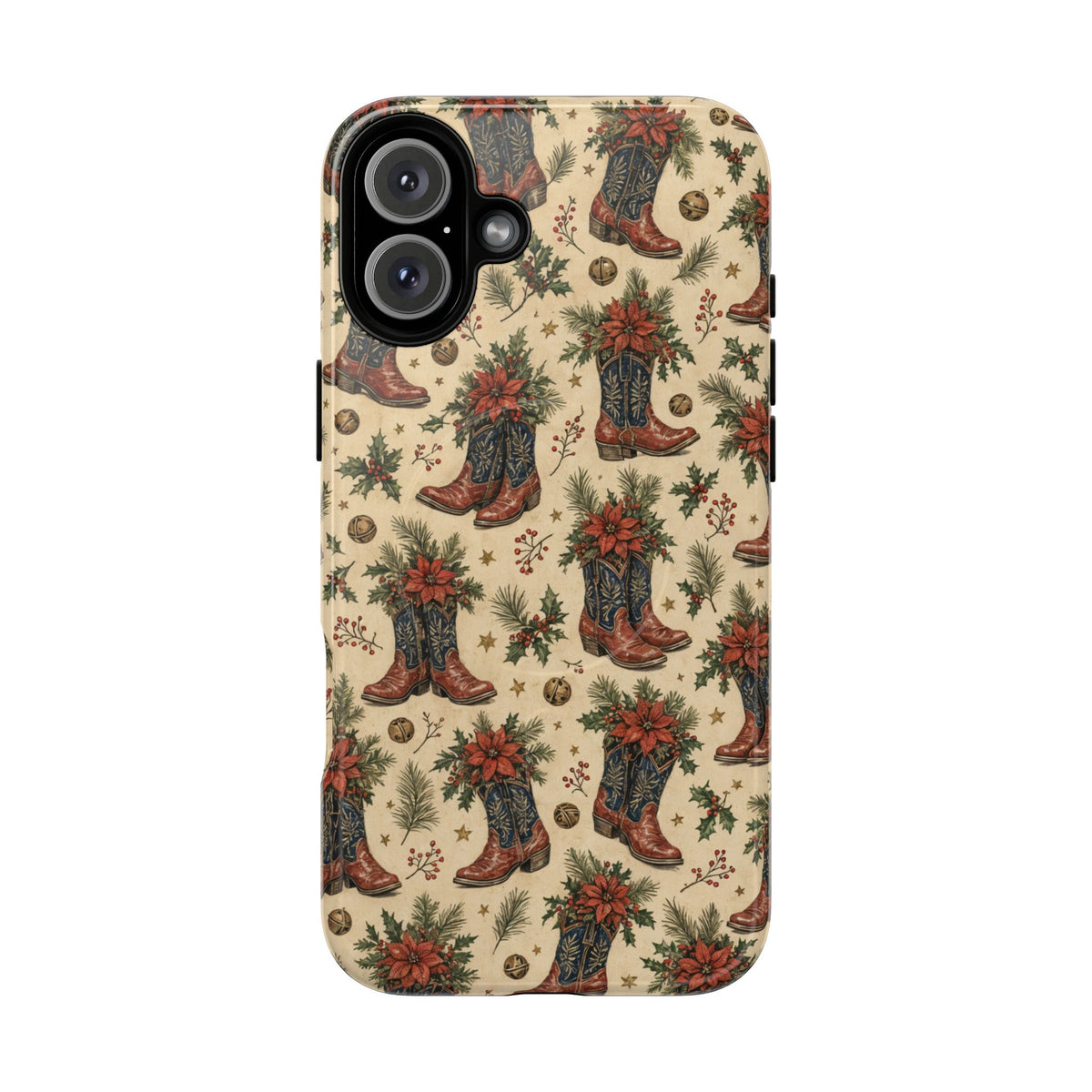 Poinsettia Boots Magnetic Case
