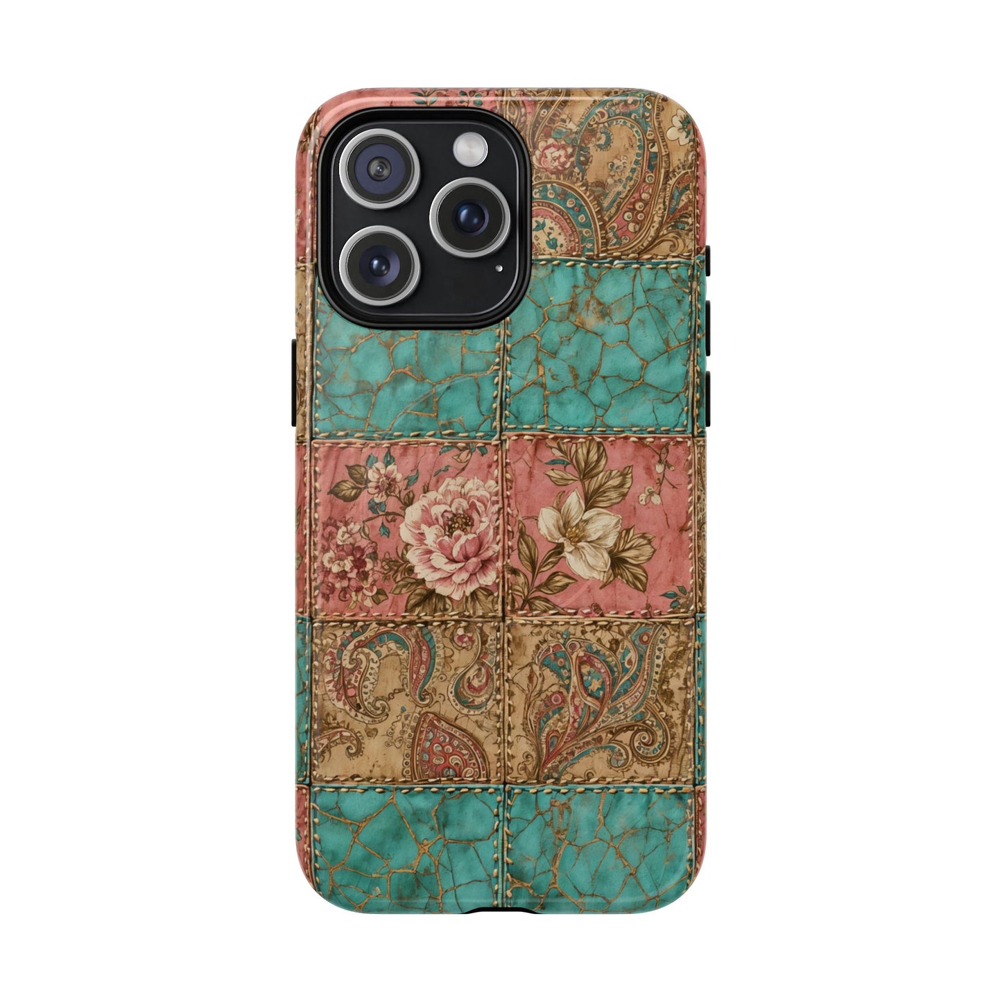 Turquoise Paisley Magnetic Case