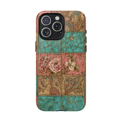 Turquoise Paisley Magnetic Case