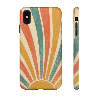 Retro Sun Rays Tough Case