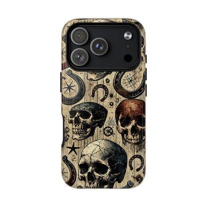 Skulls and Horseshoes Magnetic Case