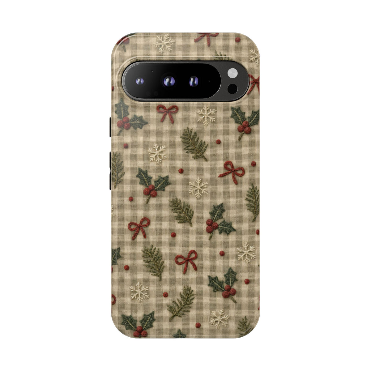 Gingham Holly Tough Case
