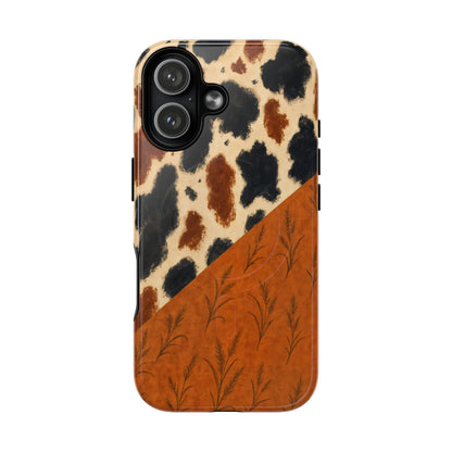 Harvest Cowhide Swaths Magnetic Case