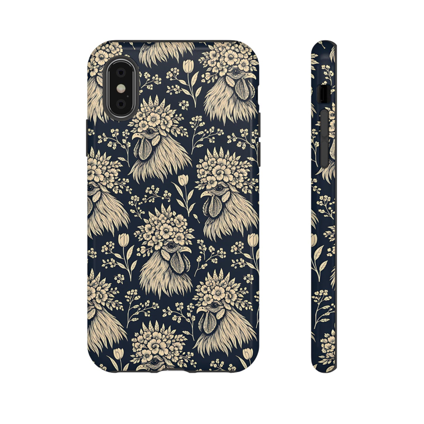 Floral Rooster Tough Case