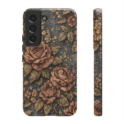 Denim Blooms Tough Case