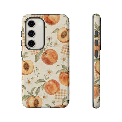 Peachy Gingham Tough Case