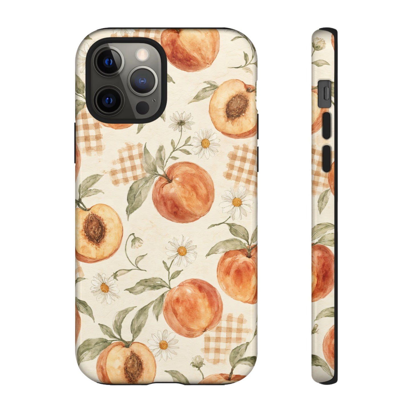 Peachy Gingham Tough Case