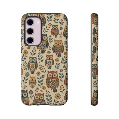 Folk Owls Tough Case