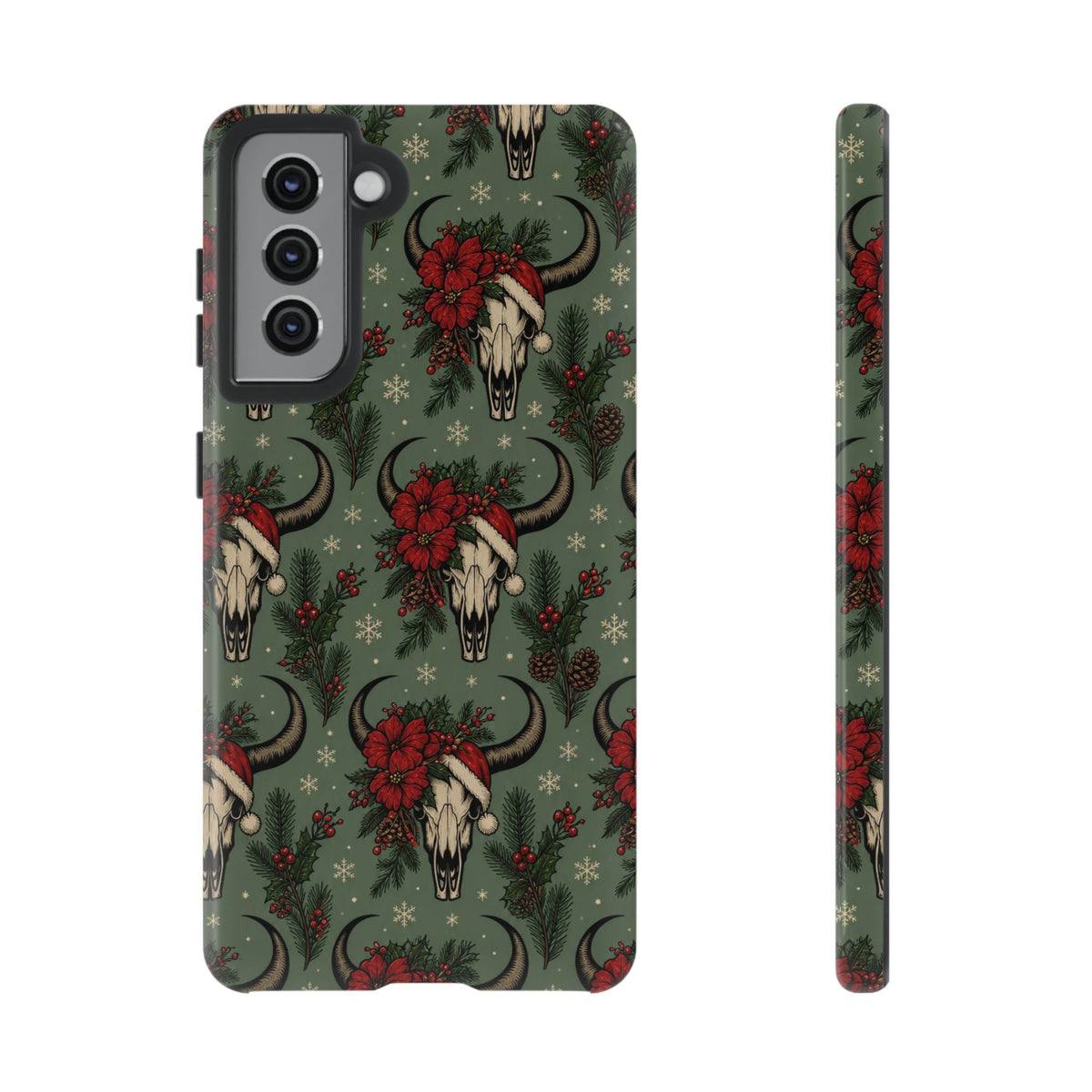Santa Bull Skulls Tough Case