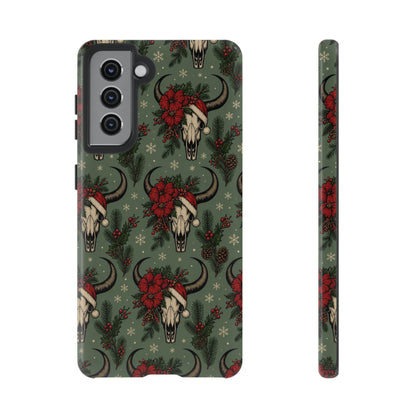 Santa Bull Skulls Tough Case