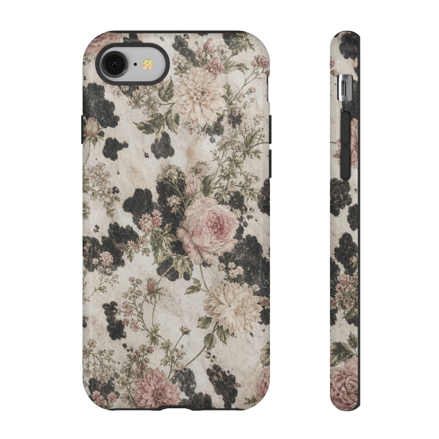 Floral Cowhide Tough Case