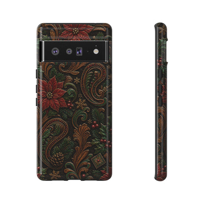 Carved Christmas Paisley Tough Case