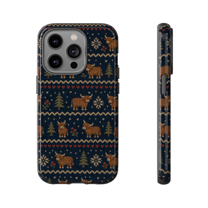 Highland Cow Sweater Tough Case