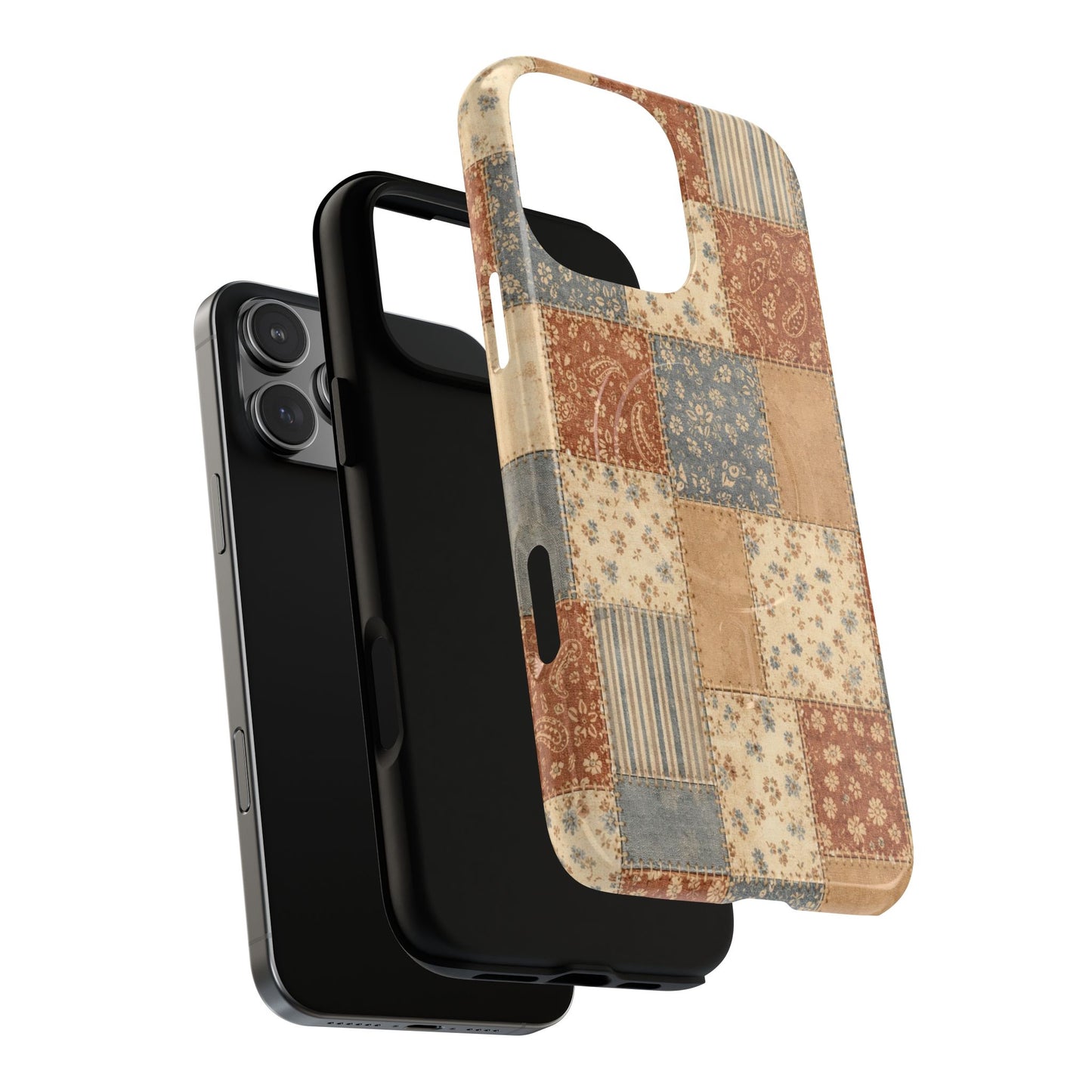 Dusty Patchwork Magnetic Case