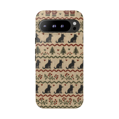 Black Cat Sweater Tough Case