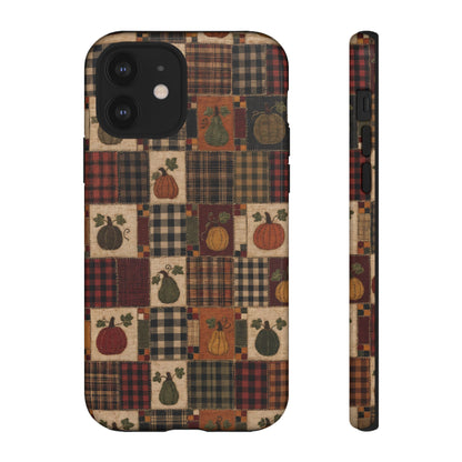 Plaid Pumpkin Tough Case