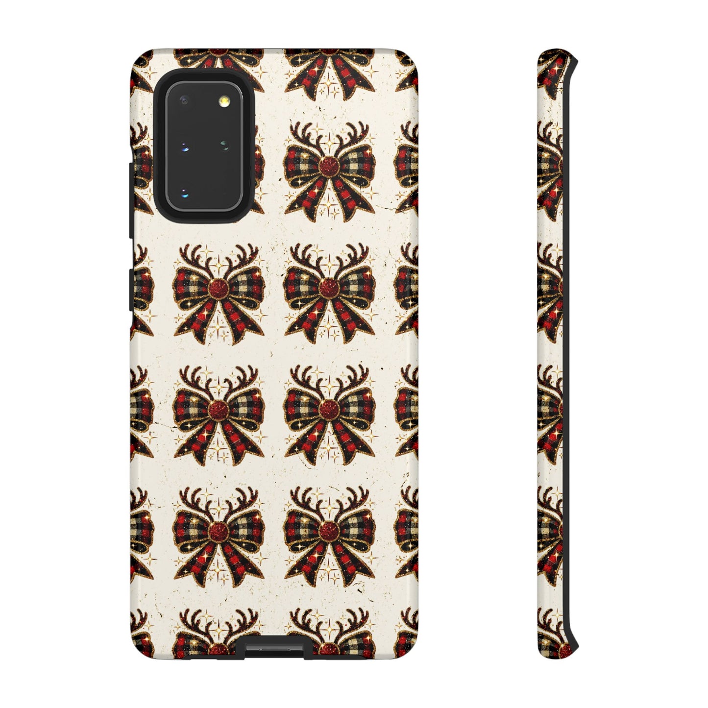 Christmas Antlers + Bows Tough Case