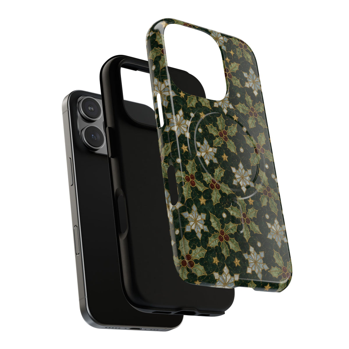 Mosaic Snowflakes Magnetic Case