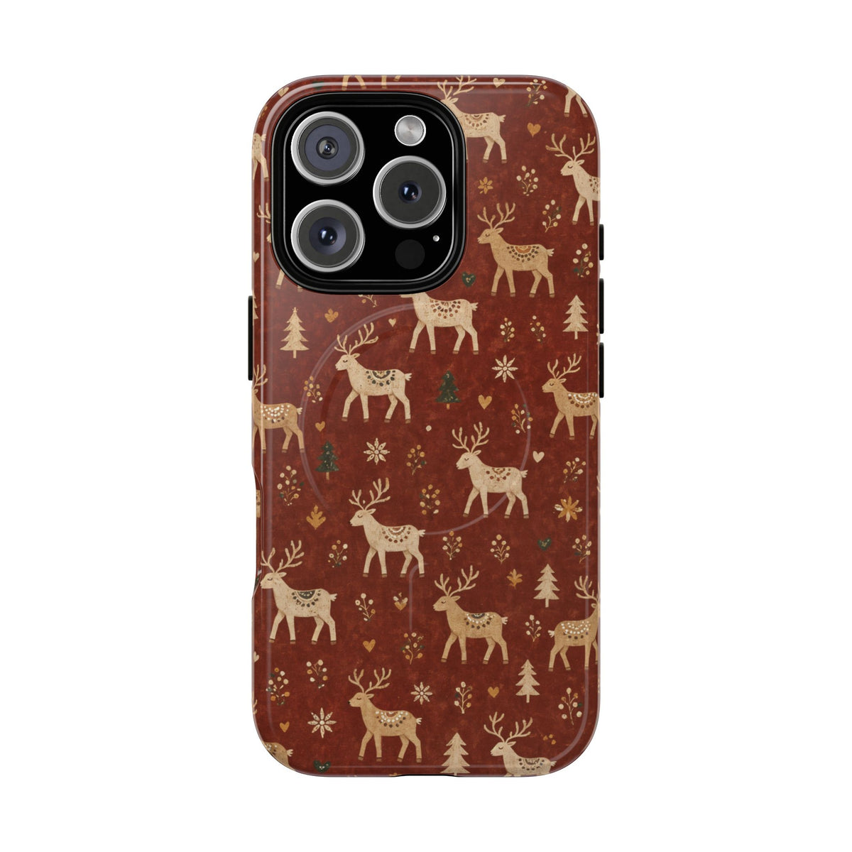 Folk Reindeer Magnetic Case