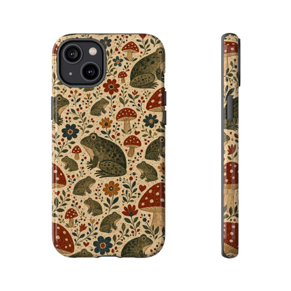 Folk Frog Toadstool Tough Case