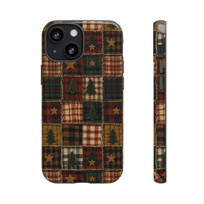 Christmas Rag Quilt Tough Case