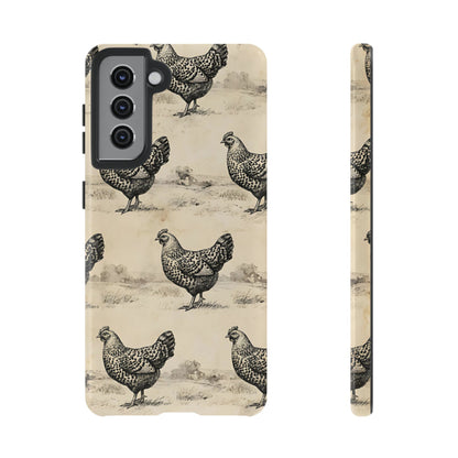 Vintage Chickens Tough Case