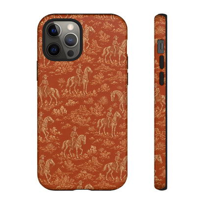 Cowboy Skeleton Toile Tough Case