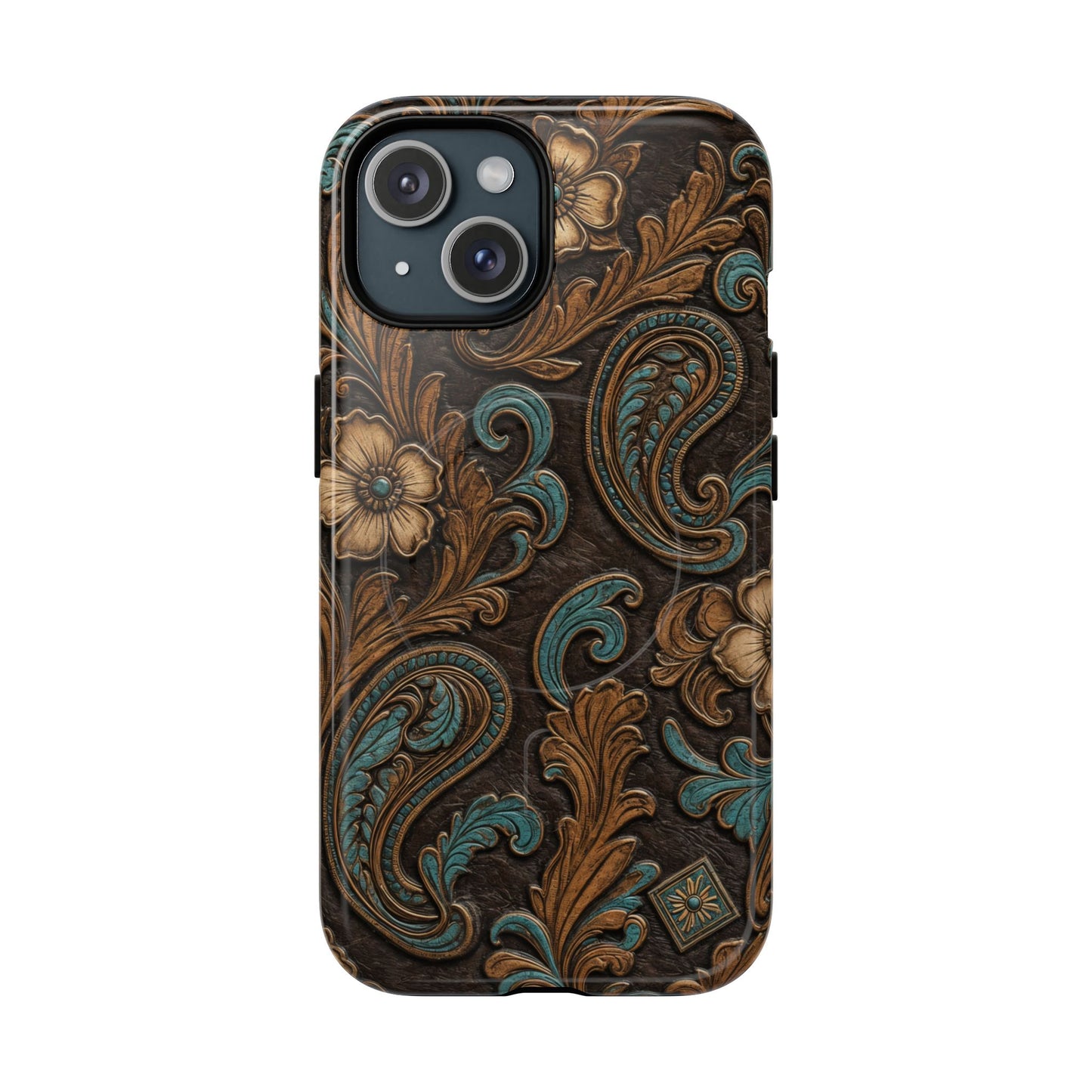 Tooled Paisley Magnetic Case