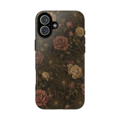 Spiderweb Rose Tough Case