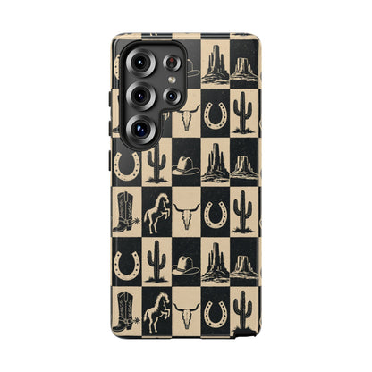 Western Checkerboard Tough Case