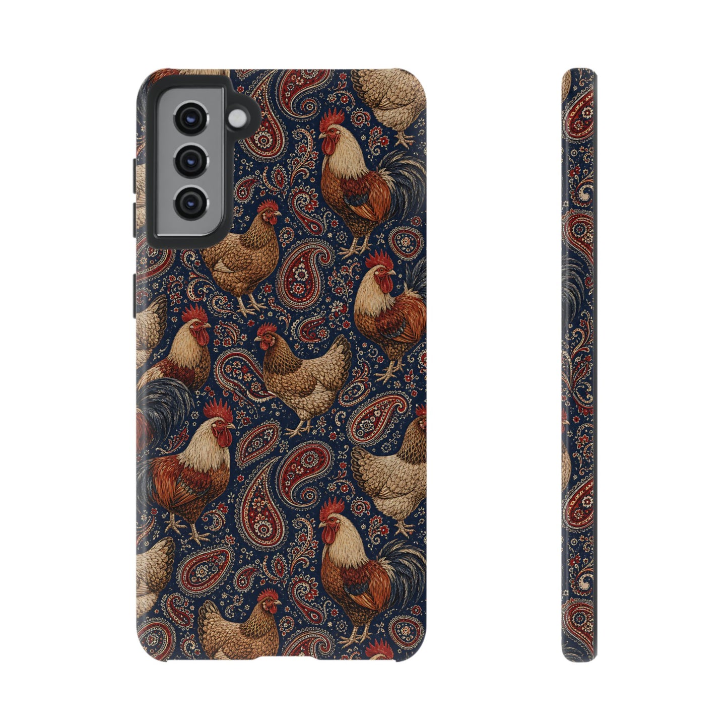 Patriotic Paisley Chickens Tough Case