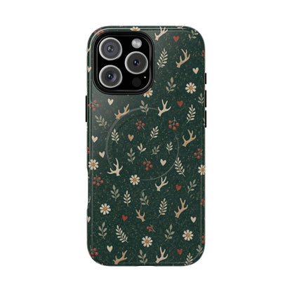 Antler Daisies Evergreen Magnetic Case
