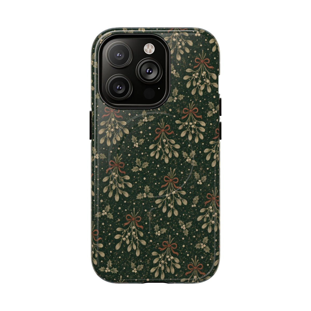Mistletoe Etching Magnetic Case