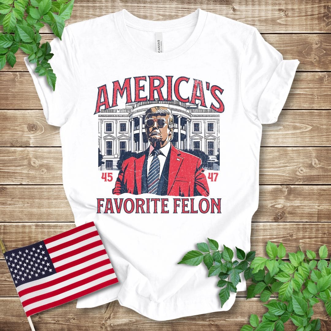 America's Favorite Felon - Trump 2024 T-shirt