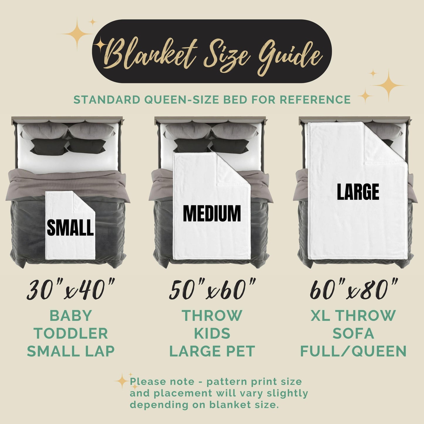 Personalized Camo Deer Blanket