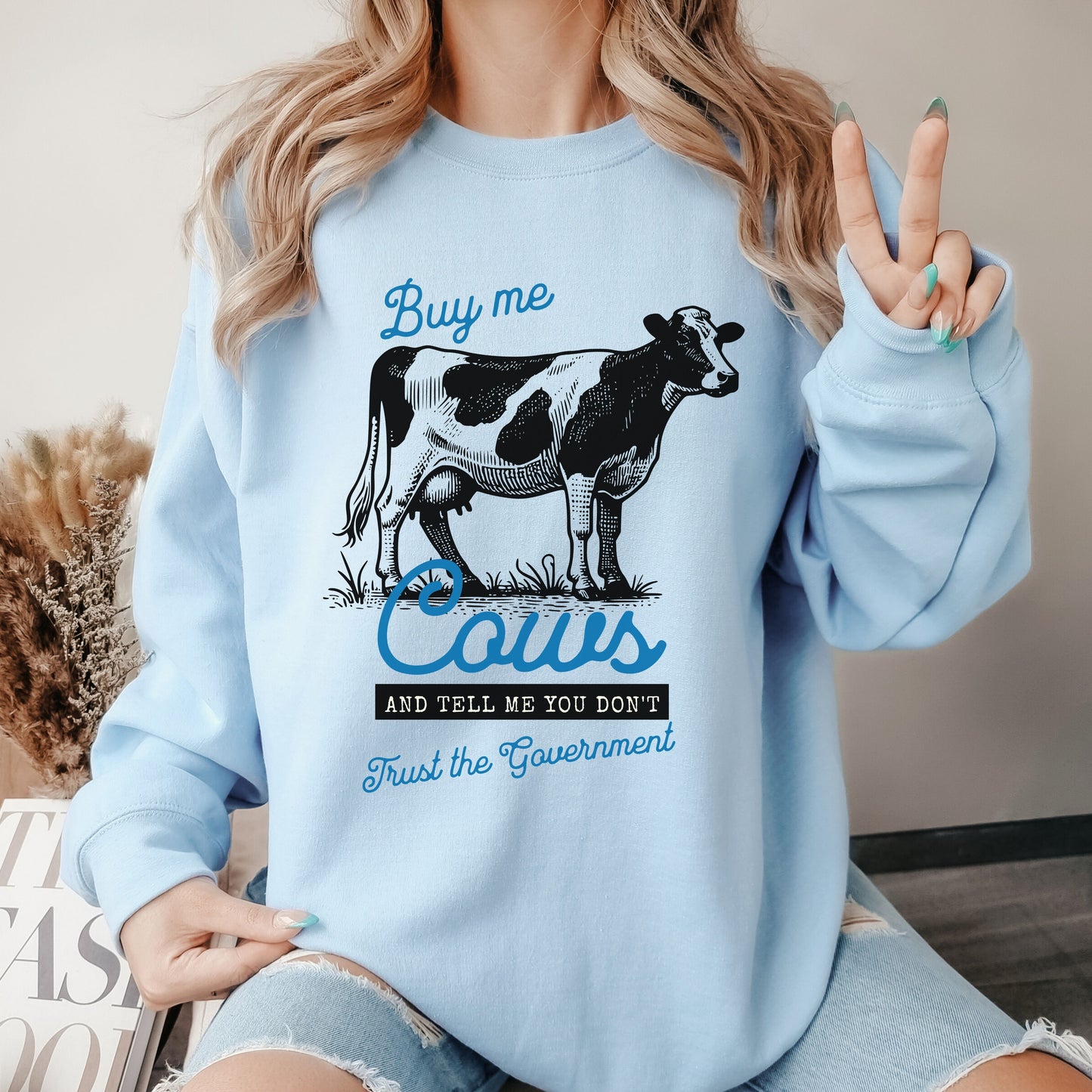 Buy Me Cows Crew Sweatshirt