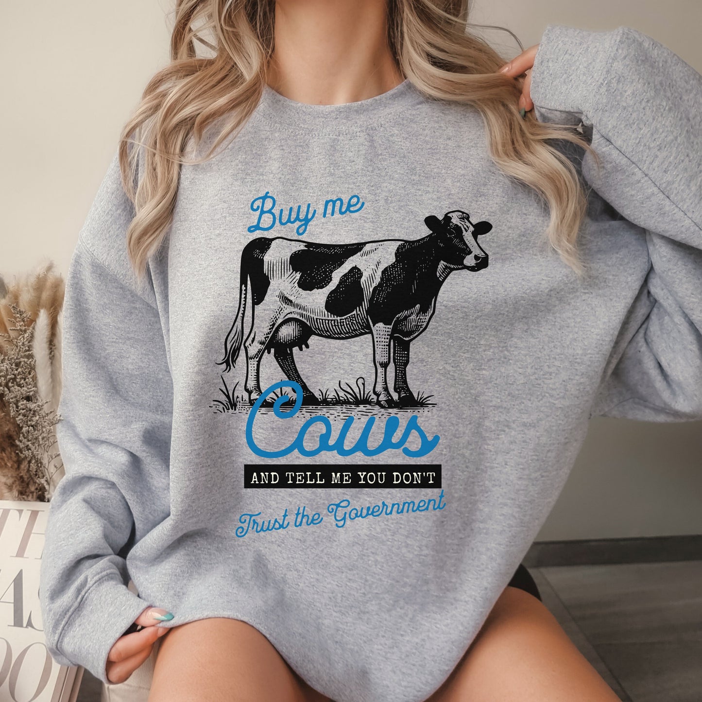 Buy Me Cows Crew Sweatshirt