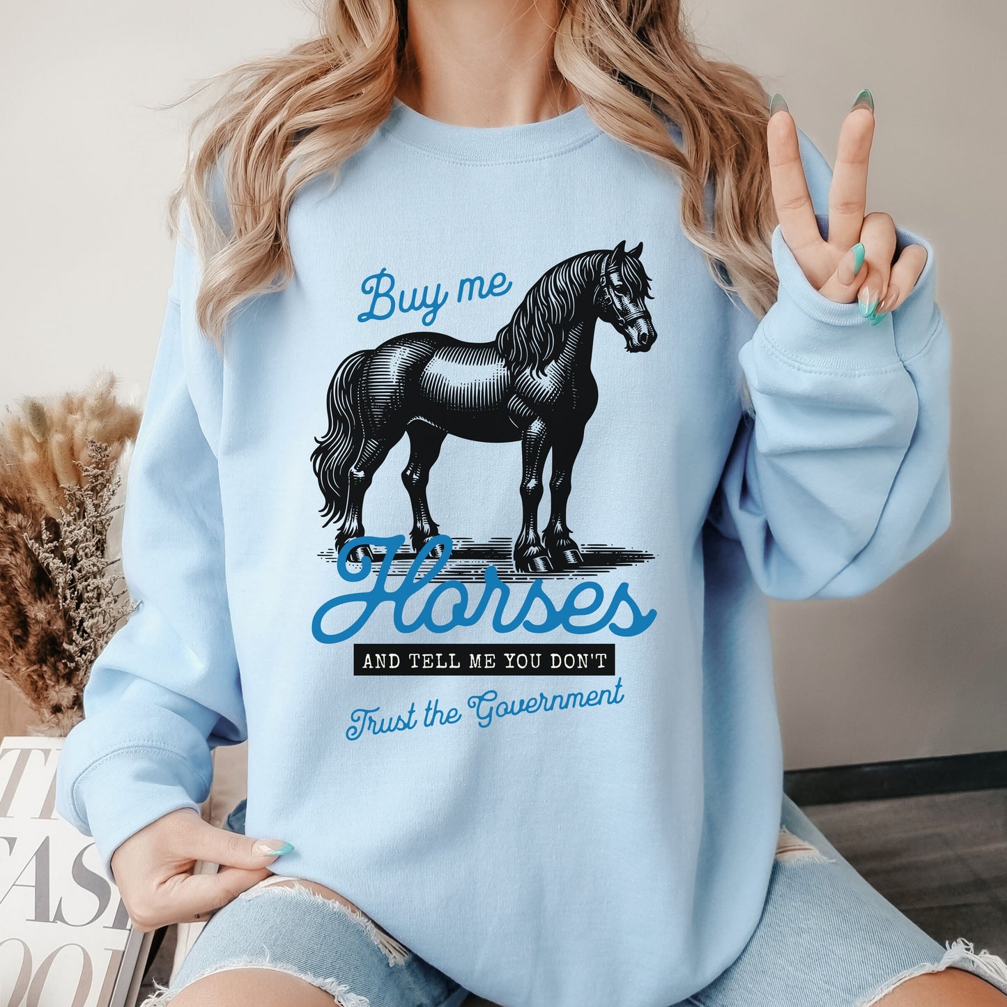 Buy Me Horses Crew Sweatshirt
