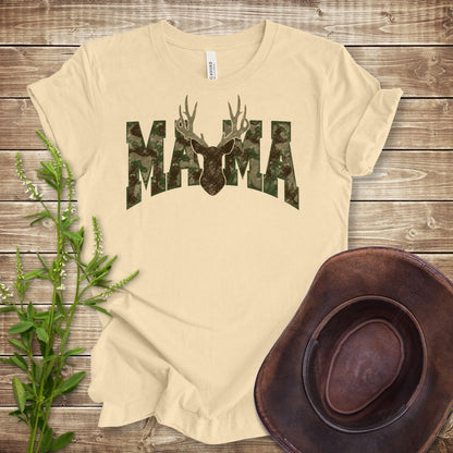 Camo Deer Mama T-shirt