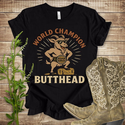 World Champion Butthead T-shirt