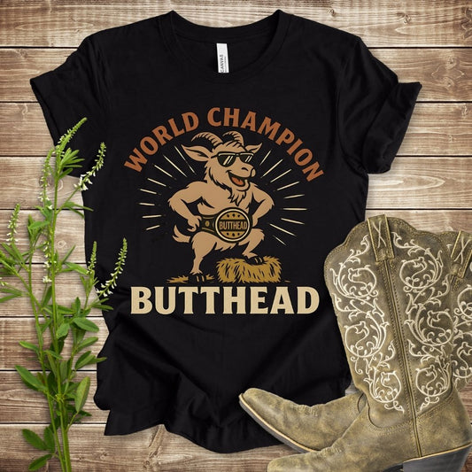 World Champion Butthead T-shirt